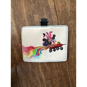Disney Pixar‎ Inside Out Rainbow Wagon Luggage Tag Card Holder Loungefly